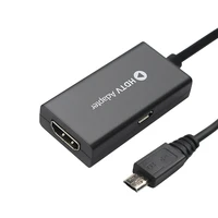 Nueva llegada de $ number pines micro usb mhl a hdmi hdtv cable adaptador para samsung galaxy s2 i9100 de htc