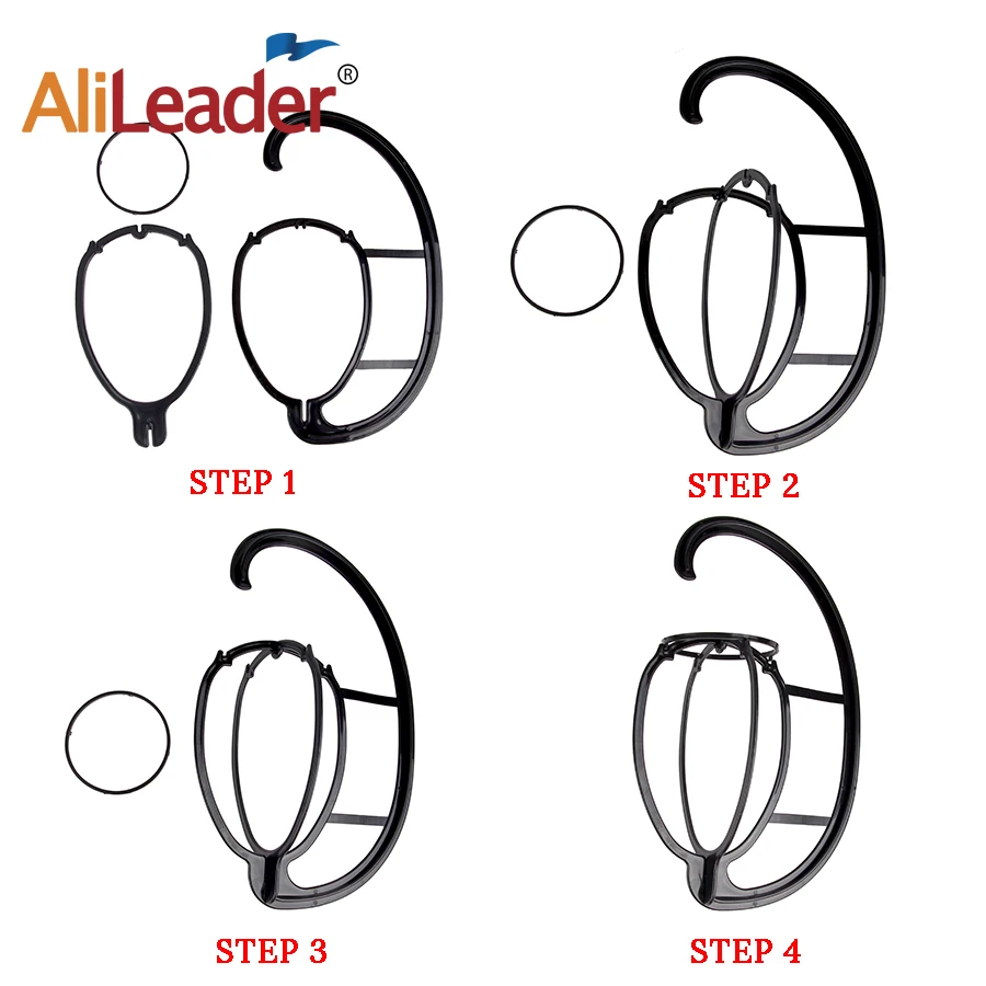 Alileader пластиковая Болванка под парик модная подвесная вешалка для париков пластиковые самодельные шляпы вешалка Съемный дисплей для длинных и коротких парики