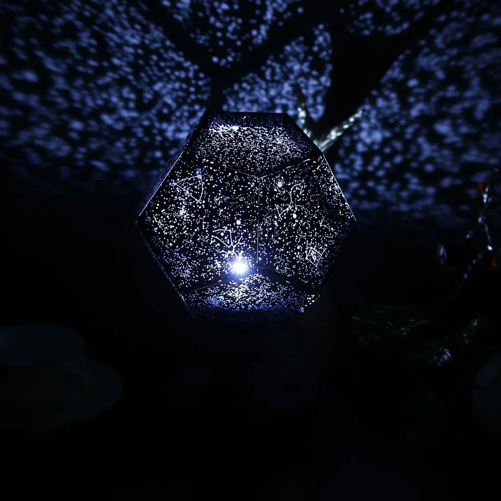 

2pcs Rotatable Star Projecting LED Lamp Fifth Generation Light With EU Plug