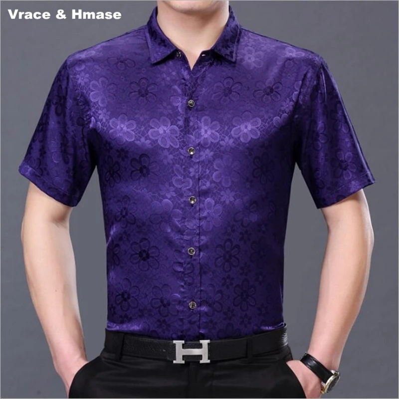 Summer New arrival smart casual fashion middle aged short sleeve shirt ...
