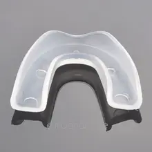 Силиконовый мундштук, защита для зубов, бокс, бейсбол, односторонняя Защита рта, спортивный мундштук, защитные аксессуары для спорта