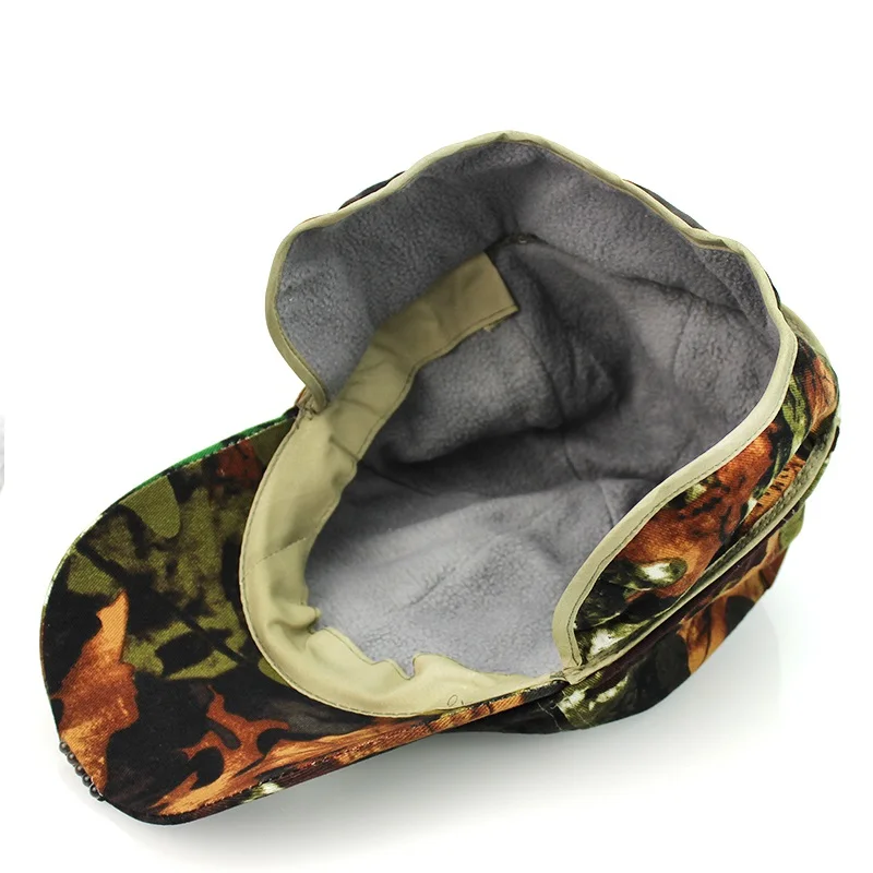 Светодиодный флуоресцентный охотничий зимний колпачок, рыболовная камуфляжная шапка, ночная шапка с использованием, сохраняет голову в тепле