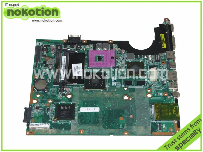 NOKOTION 516293-001 Laptop Motherboard for HP Pavilion DV7-2000 PM45 DDR2 Only ATI HD 4530 graphics Mainboard free cpu | Компьютеры и