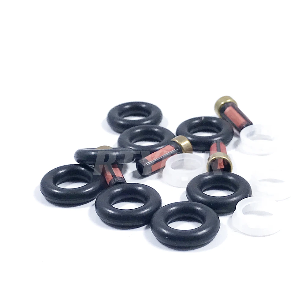 4 Sets Fuel Injector Repair Kits 02201 For Mazda Ford Focus Fiesta Mondeo Volvo 0280156154 0586156156 YF09-13-250