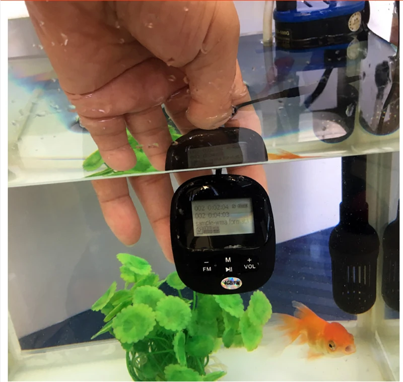 Новейший 4G 8GB IPX8 Дайвинг Плавание ming MP3 водонепроницаемый плеер наушники для подводного серфинга Спорт Плавание мини гарнитура FM Радио экран MP3