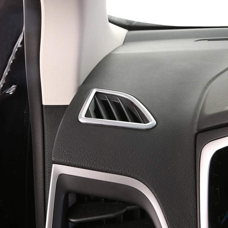 Для Ford для края 2015 левой вождения авто Запчасти автомобиля внутренняя Хром Передняя воздуха на выходе vent Крышка