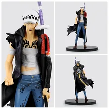 Anime One piece Trafalgar Law Top of King V.6 Battle War Damage Trafalgar PVC Action Figure Collectible Model Toys Brinquedos