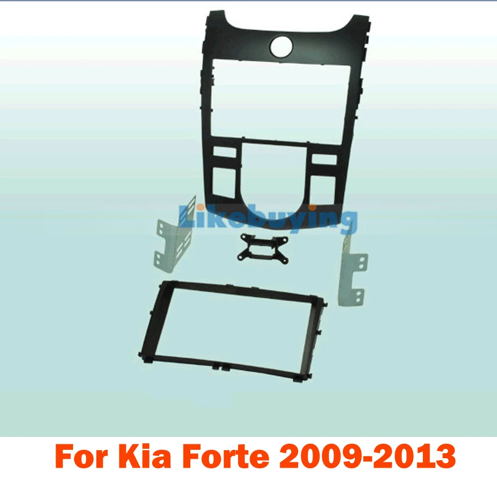 2 Din Car Frame Dash Kit for Kia Forte 2009 2010 2011 2012 2013 For 177*99.6mm 2 Din Free