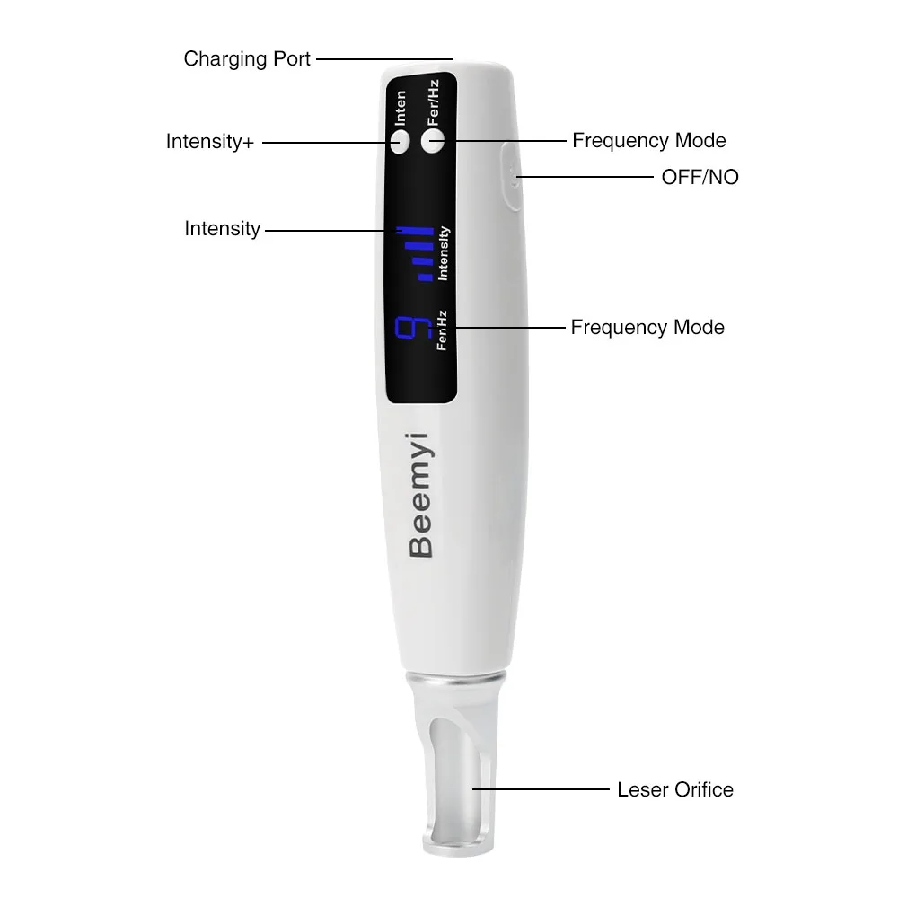 Лазерная ручка Picosecond заряжаемая профессиональная татуировка веснушки удаление моль пятно средство для снятия макияжа бровей AcneTreatment красота массаж инструмент