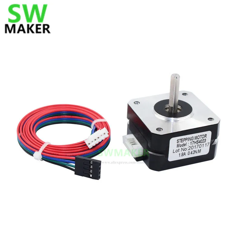 

Titan Aero extruder NEMA17 stepper Motor with cable 42*42*23mm for Prusa i3 3D Printer parts