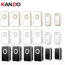 2 излучателей 4 Приемник беспроводной дверной звонок набор по 110-220 В дверной звонок IP44 long range 300 м двери звонок дверной кольцо большой дом использования