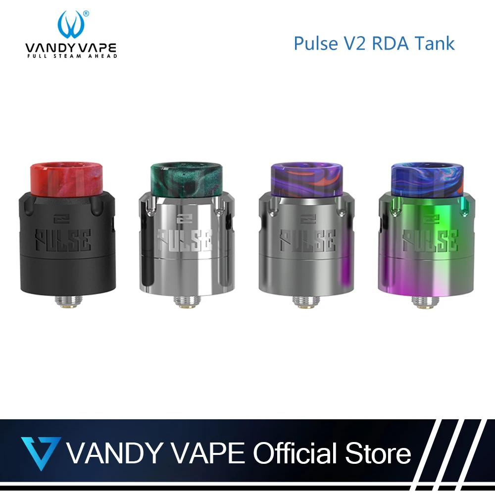 

Original Vandyvape Pulse V2 RDA Tank Christmas 2ML Capacity Compatible Pulse Dual Mod to Kit Anti-Leaking Atomizer E-Cigarette