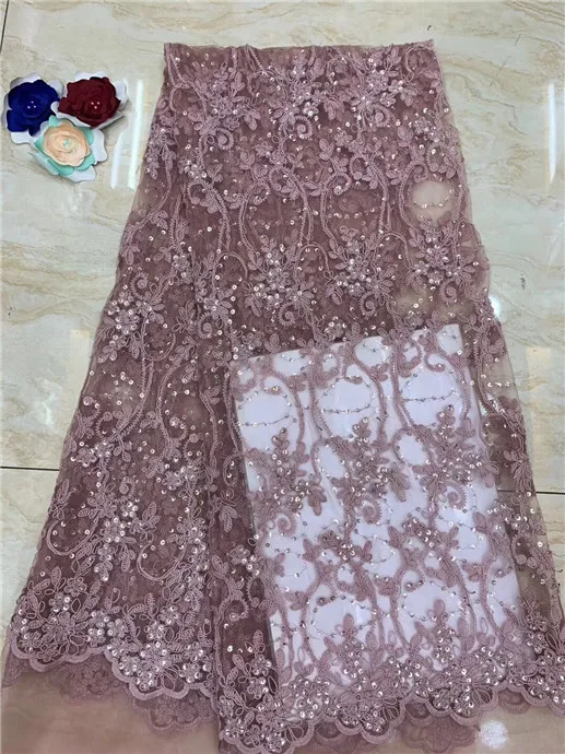 

green latest Handwork Embroidery Tulle lace with Sequinsafrican 3d fabrics with sequins french tulle sequin lace fabric sky blue