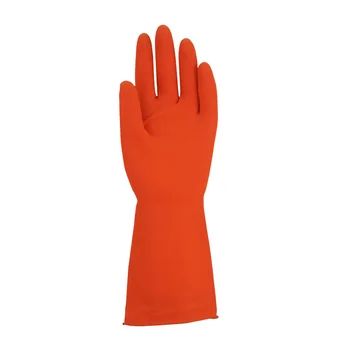 

1 Pairs Red Rubber 100% Latex Household Cleaning Kitchen Gloves