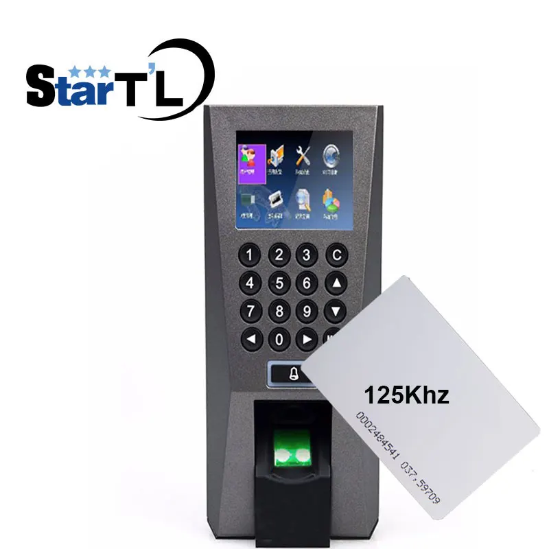 Бесплатная доставка ZK F18 125 кГц RFID считыватель карт посещаемость времени