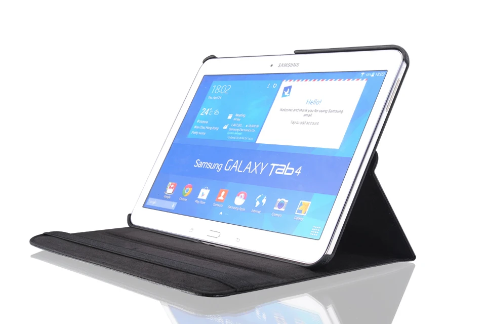 Умный чехол с поворотом на 360 градусов для samsung Galaxy Tab 4 10," T530 T531 T535, чехол из искусственной кожи, откидная подставка, чехол для планшета