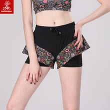 ГОРНЫЙ ПИК новые шорты для бега фитнес тонкие быстросохнущие талии анти шорты юбка шорты для бега