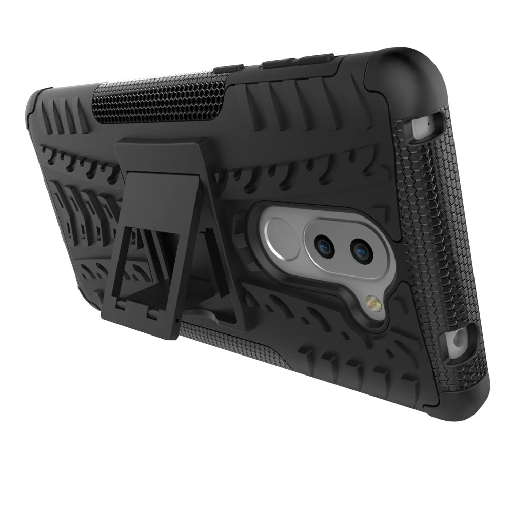 Для Huawei Honor 6X 6 X BLNAL10 PC + Силиконовый двухслойный противоударный армейский прочный