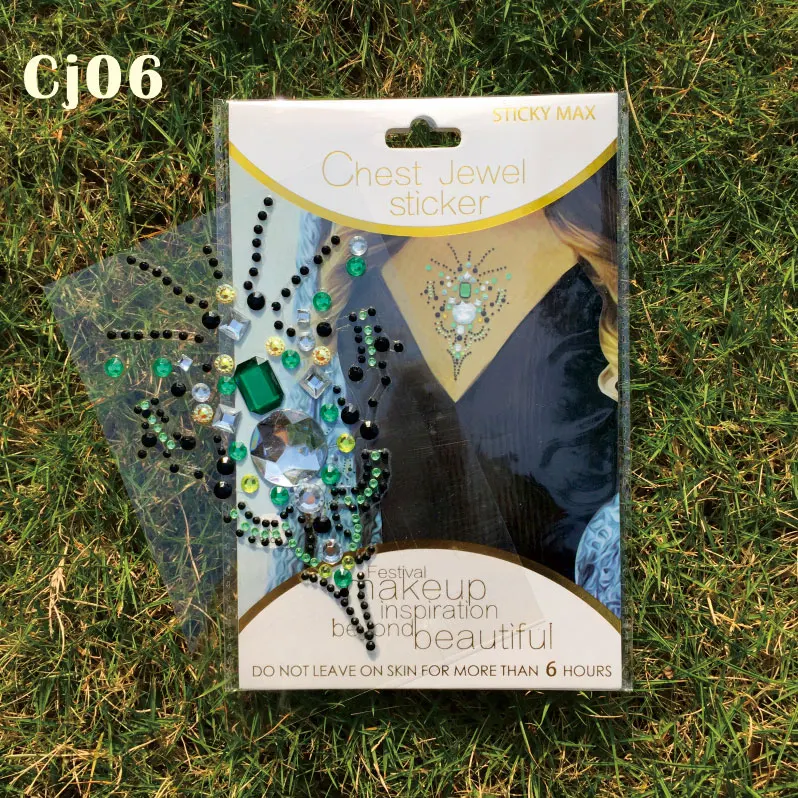 

1pc Bodygem Bling Sticker of Festival Fashion which Glittergirl best choice for Party, Makeup, And Body Paint