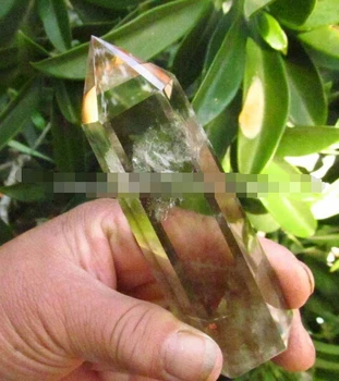 

ying A 422NATURAL CITRINE SMOKY QUARTZ CRYSTAL POINT Healing (0601)