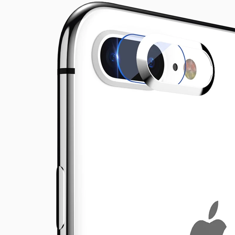 TOTUDESIGN for iPhone 8 Plus & 7 Plus HD Tempered Glass Camera Lens