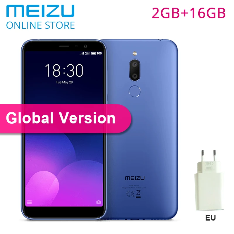 In Stock Meizu M6T M6 T 2GB RAM 16GB ROM Global Version Smartphones ...