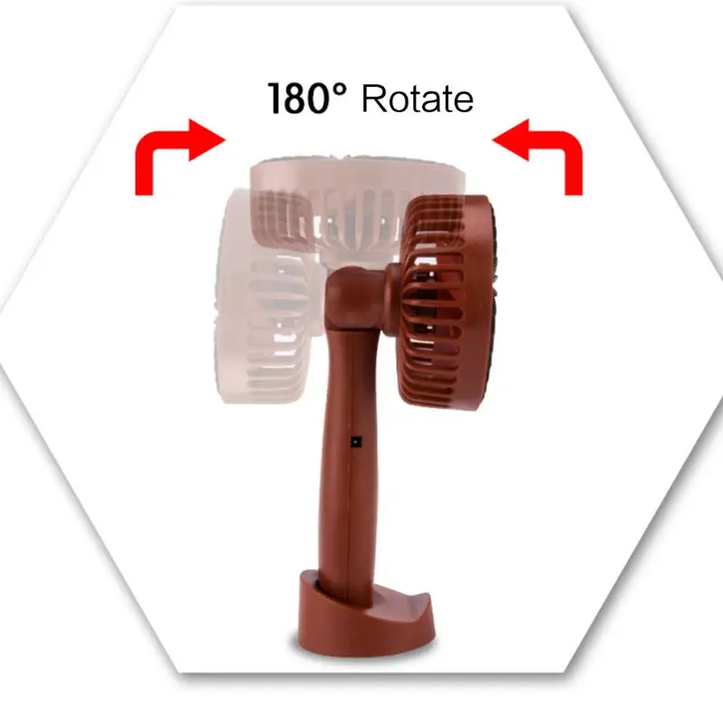 Мини Портативный usb зарядный вентилятор вращающийся ручной настольный вентилятор охлаждения кулер держатель для мобильного телефона поставки