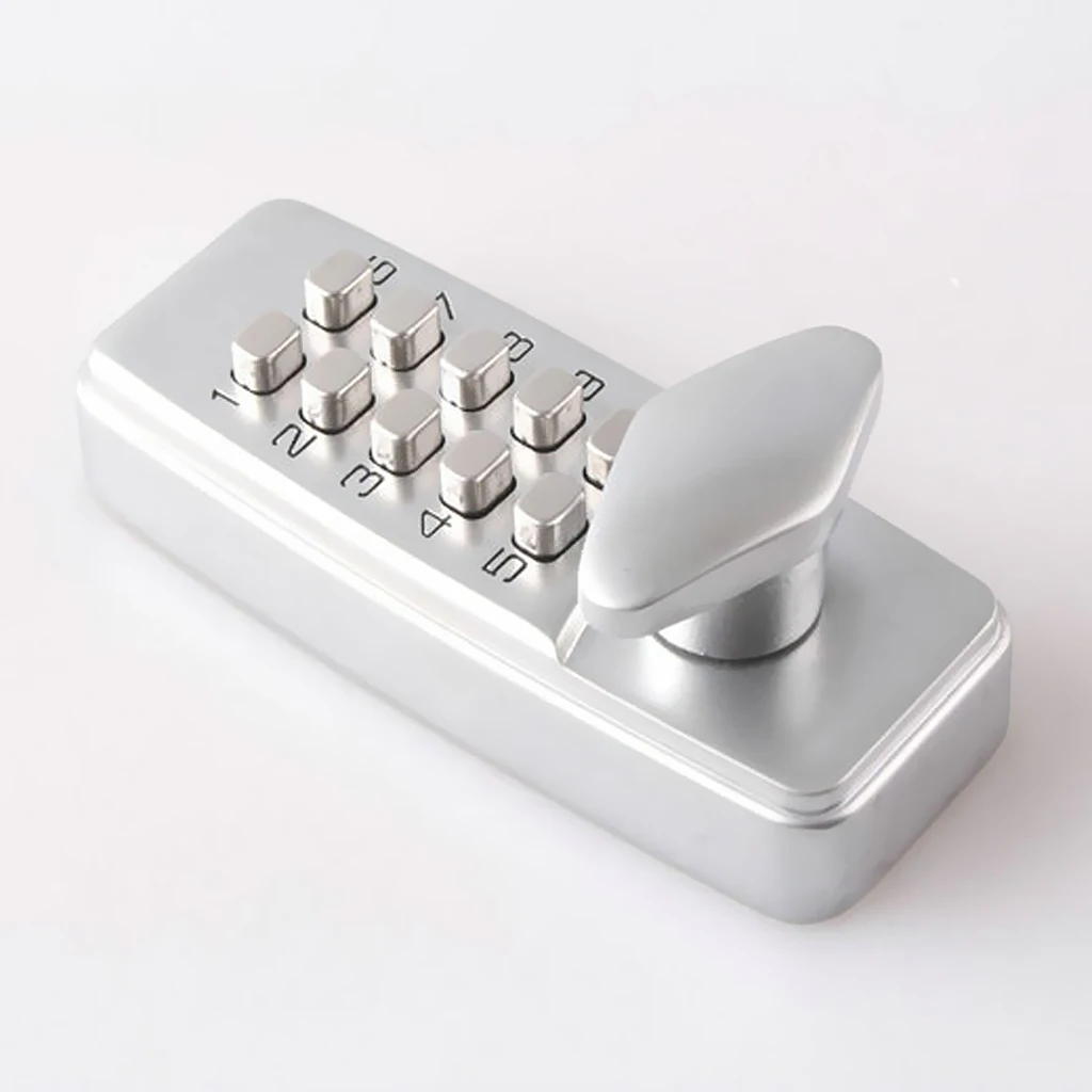 D Digital Keypad Entry Code Combination Keyless Setting Lock for Door - Located On Door Knob Suitable for Offices Classrooms