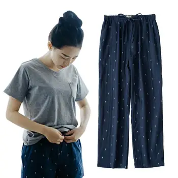 

Women Short Sleeve V-Neck 2pcs Pajamas Set T-shirt Pants Loose Simple Home Outfits