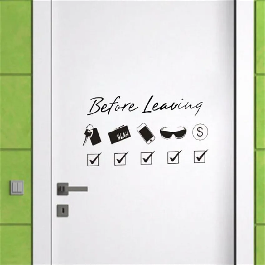 Wall Sticker Television Sofa Fashionable Bedroom Wallstickers Before