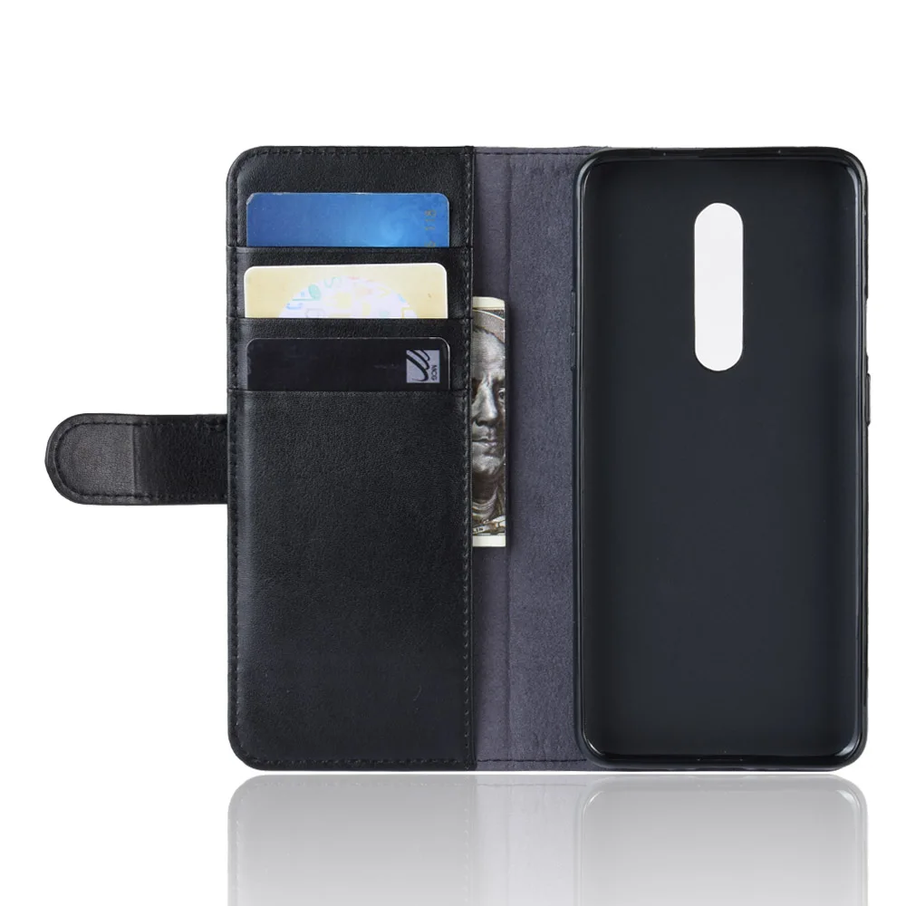 Oneplus 7T Pro Роскошный кошелек из натуральной кожи чехол Capinha Coque откидная подставка дизайн обложка Книга Стиль для Oneplus 7 Pro One plus 7