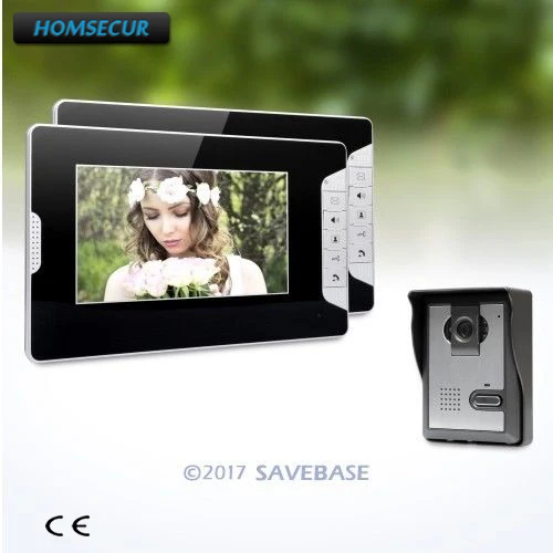 

HOMSECUR 7inch Wired Video Door Phone Intercom System with Mute Mode for Home Security