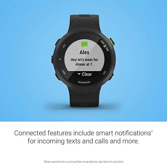 Часы Garmin Forerunner 45 GPS часы для бега с тренером бесплатные тренировочные поддержкой