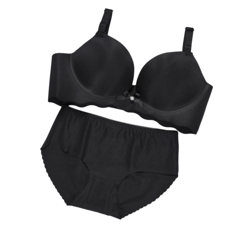 Buy Womens Seamless Underwear Sets Intimates Bra Brief Sets Push Up Cotton