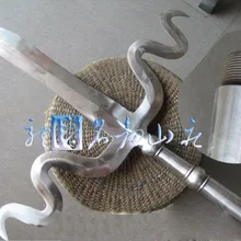 S2505 POLEARM NGAU TAU CROSS двойные змеиные лезвия копье меч блестящая длинная ручка 71"