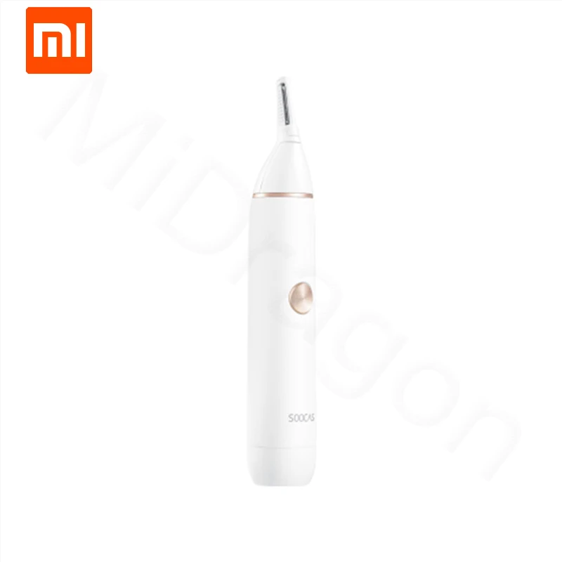 Xiaomi Mijia Soocas IPX5 Водонепроницаемый триммер для волос в носу машинка для стрижки бровей острое лезвие беспроводной носовой очиститель для мужчин и женщин