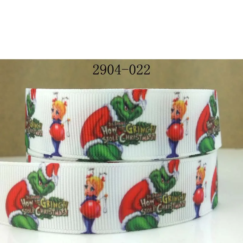 

Free shipping 50 yard per size character printed grosgrain ribbon 2904