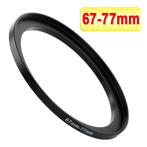 

67mm to 77mm 67-77mm Step-Up Lens Filter Ring Adapter