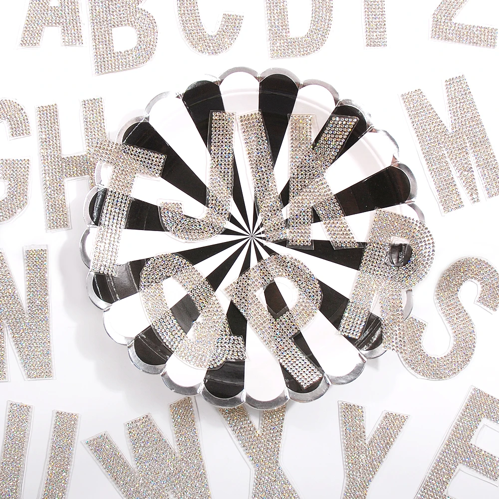 

2019 Clothing Accessories The Shape Of 26 English Letters Hot Fix Sticker For DIY Handmade Clothing Decoration