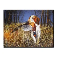 5D DIY Алмазная вышивка крестиком полная квадратная вышивка охотничья собака Алмазная мозаика домашний Декор подарок B1211