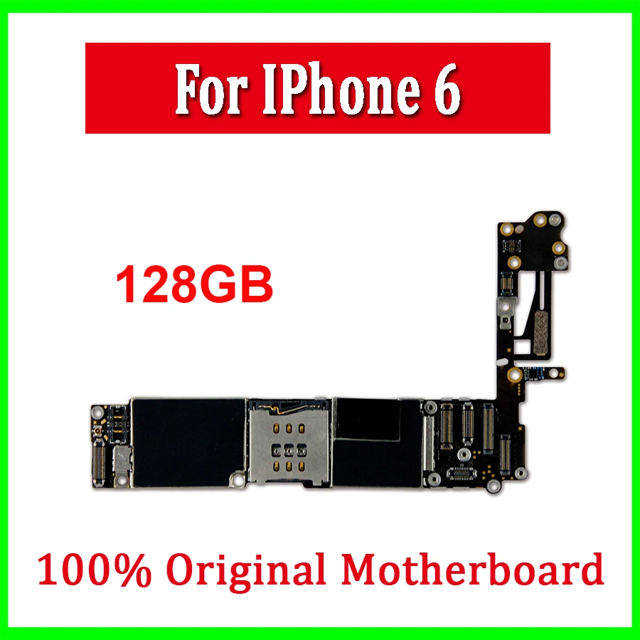 

for iphone 6 Motherboard without Touch ID,Original unlocked for iphone 6 Mainboard with IOS System,Logic Board for iphone6