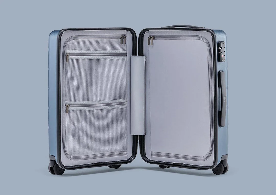 XIAOMI 90FUN PC чемодан для переноски на Спиннер колеса прокатки багажа TSA замок бизнес путешествия отдых для женщин и мужчин