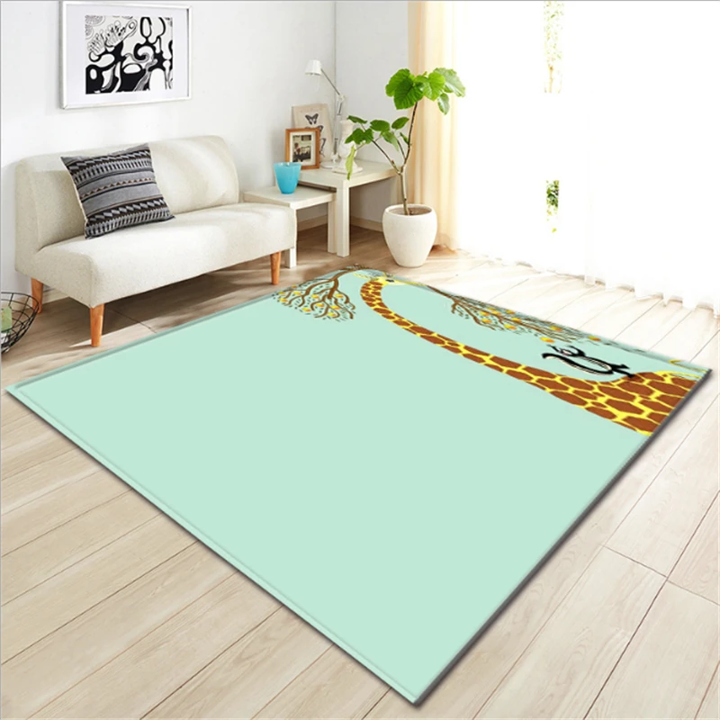 AOVOLL коврики и ковры для дома, гостиной, коврики с узором в виде животных, ковер для спальни, детская комната, гостиная, аксессуары для стола