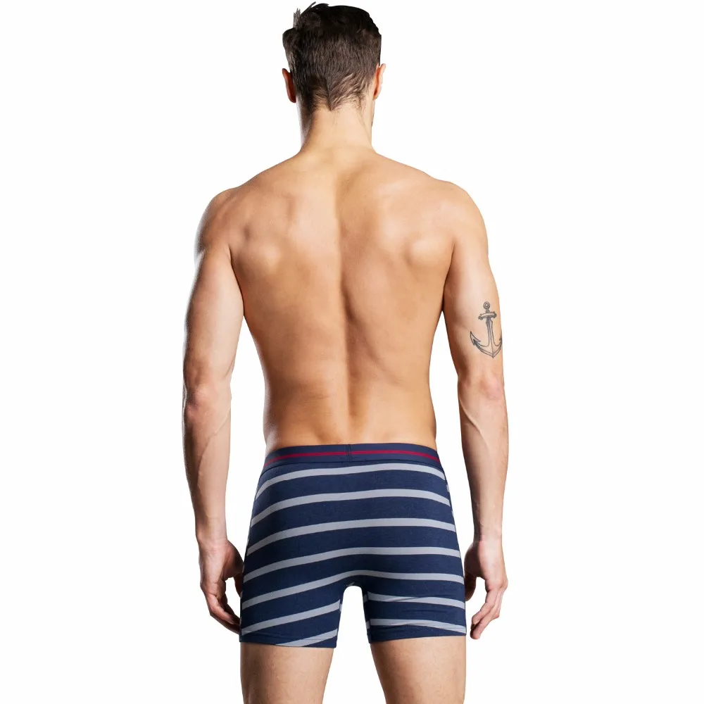 Мужское нижнее белье хлопковые Дышащие Боксеры с длинным рукавом|mens underpants|men