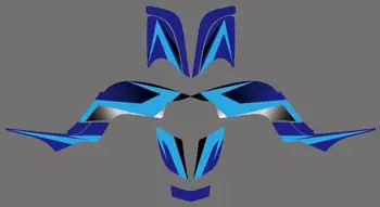 

0341 New Style DECALS STICKERS Graphics Kits FIT for RAPTOR 660 ATV