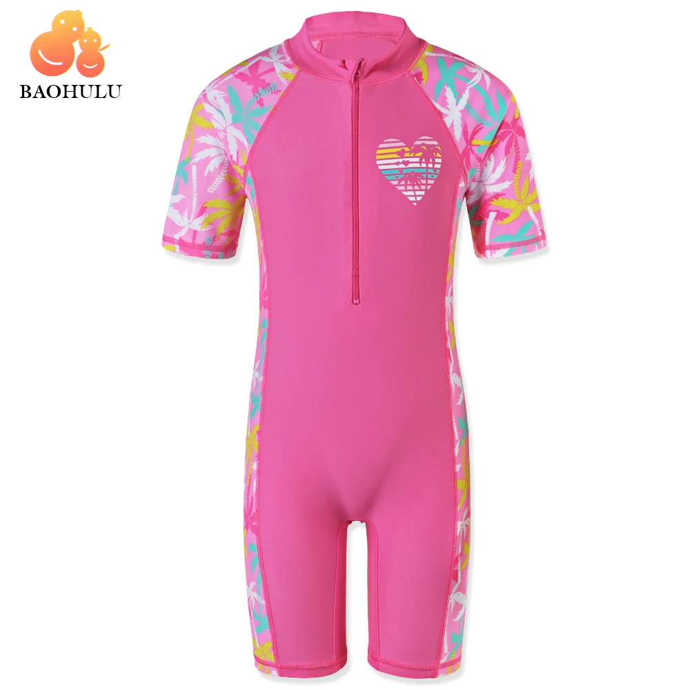 

BAOHULU Girls Beachwear One Piece Swimsuit 2017 Kids Clothes for Girls Sun Protection (UPF50+) Bathing Suit Sport Swim suit