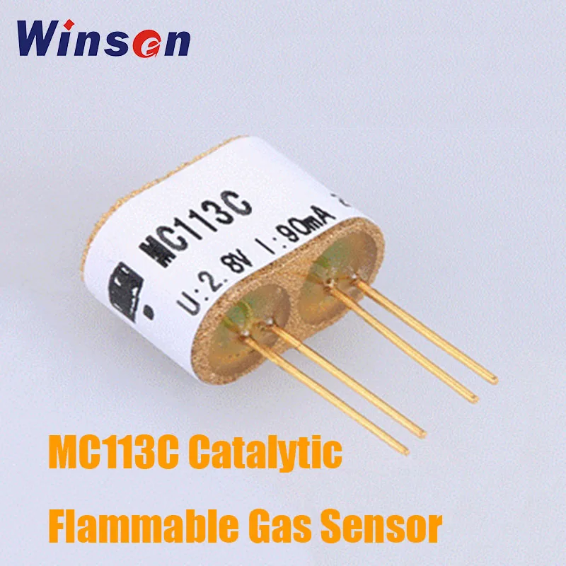 

10PCS Winsen MC113C Catalytic Flammable Gas Sensor Good Sensitivity To Methane In Wide Range Long Lifespan