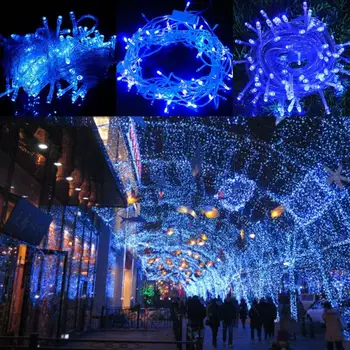 

10M 100LED Christmas Wedding Party Decor Outdoor Fairy String Lights Blue EU