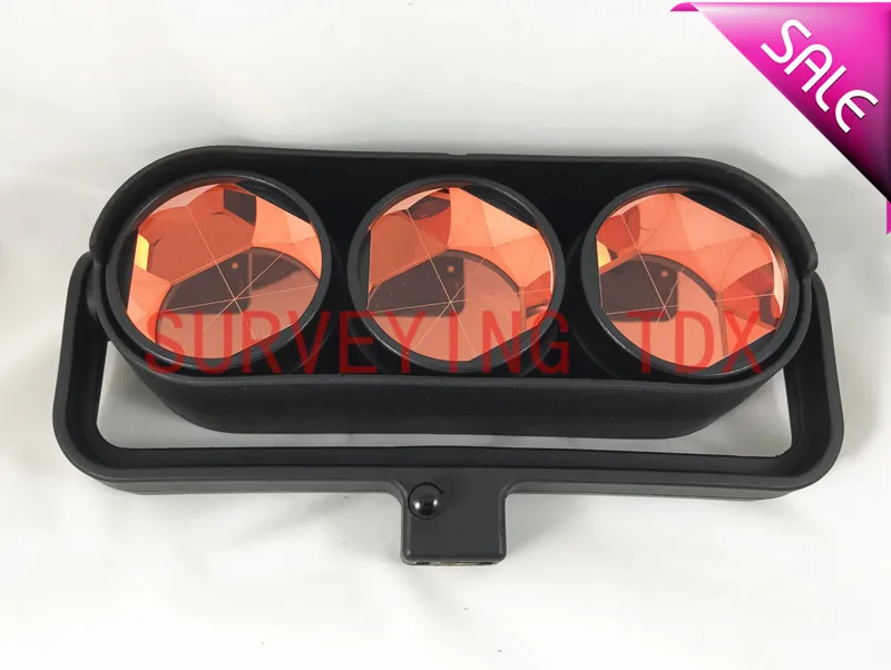 

Brand New Black GPH3 Triple prism for Leica total stations surveying offset 0mm with target