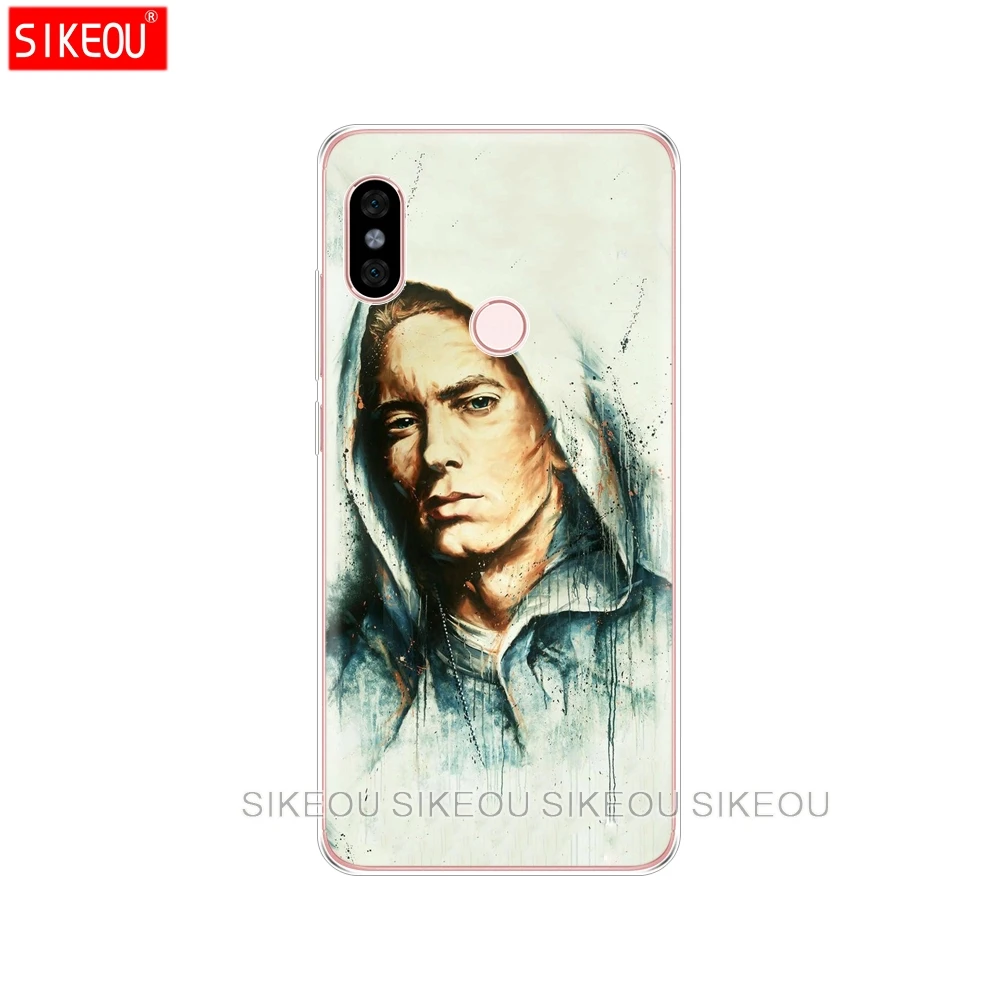 Силиконовый чехол для телефона Xiaomi redmi 5 4 1 1s 2 3 3s pro PLUS note 4X 4A 5A хип хоп Rapper Eminem